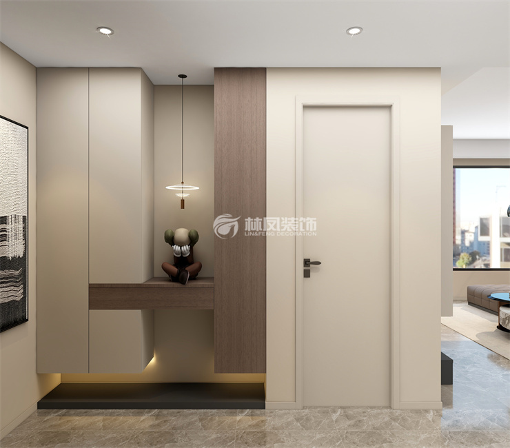 中海匯德理-140平-意式奶油風-廚房門廳.jpg